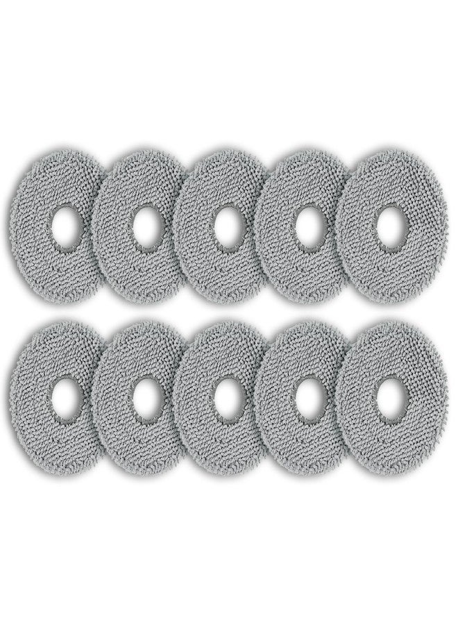CHAIN PEAK (10 Pack) Mop Pads for Roborock QV 35A, QV 35S, Q Revo, Qrevo MaxV, Qrevo Pro, Qrevo S, Qrevo Master, Qrevo Slim, QRevo Curv/ S5X/ 5A1/ 5XC, Saros 10R, Qrevo Edge/ S5A, Saros Z70, Mop Pad Accessories - Image 1